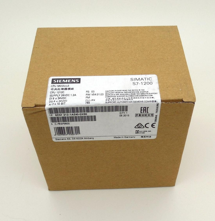 Siemens SIMATIC S7-1200, CPU 1212C