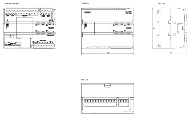 Siemens SIMATIC S7-1200, CPU 1212C