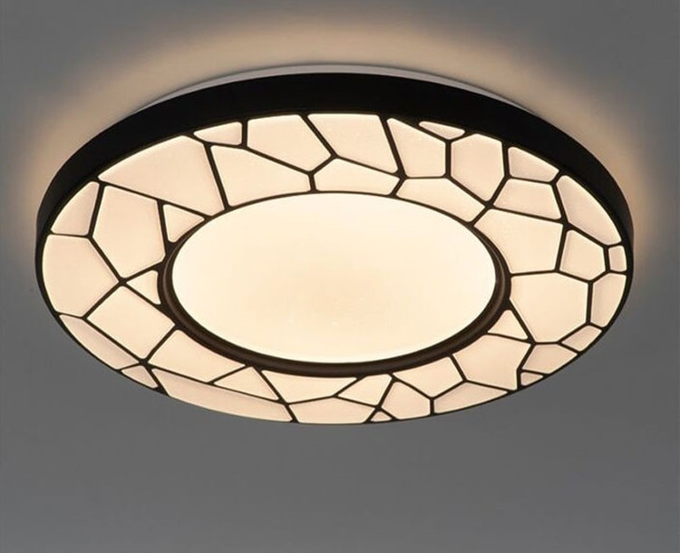 چراغ سقفی 36 وات سه حالته مودی طرح سنگ