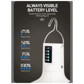 چراغ آویز شارژی 48 وات دی پی